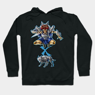 Princezná Wolf Bot Hoodie